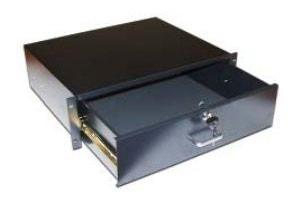 Ящик выдвижной Lanmaster TWT-CB-DRW-2U 19 черный (упак.:1шт)