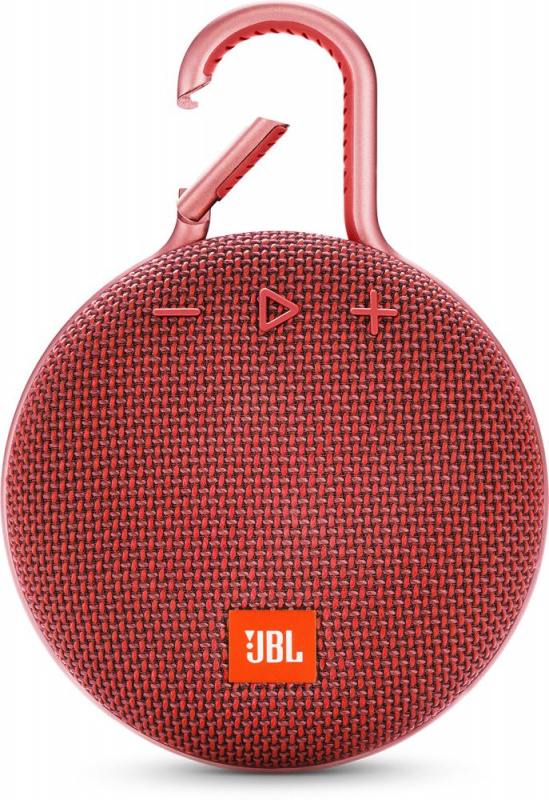 Колонка порт. JBL Clip 3 красный 3.3W 1.0 BT 1000mAh (JBLCLIP3RED)