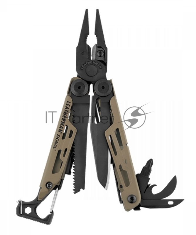 Мультитул Leatherman Signal Coyote (832404) 19функций черный