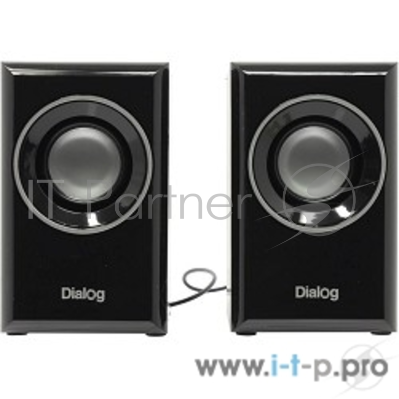 Колонки Dialog Stride AST-15UP BLACK - 2.0, 6W RMS, черные, питание от USB