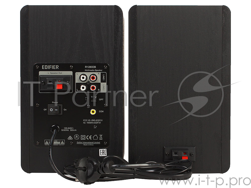Колонки Edifier R1280DB Black (2.0, 21Wx2, RMS)