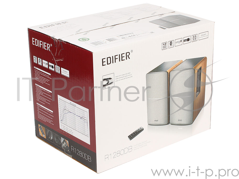 Колонки Edifier R1280DB Black (2.0, 21Wx2, RMS)