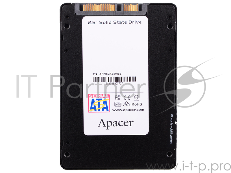 Твердотельный накопитель SSD 2.5 256 Gb Apacer SATA 3 AS510S AP256GAS510SB-1