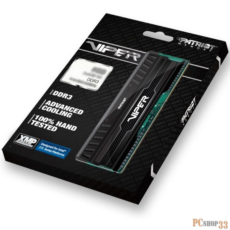 Память DDR3 Patriot 2x8Gb 1600MHz Viper 3 PV316G160C0K RTL kit