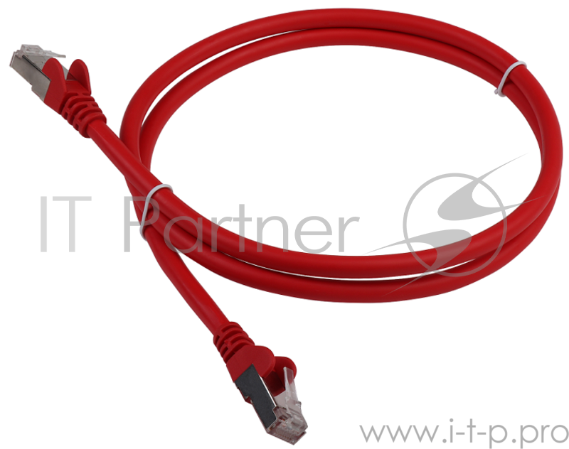 Патч-корд LANMASTER LSZH FTP кат.6, 3.0 м, красный