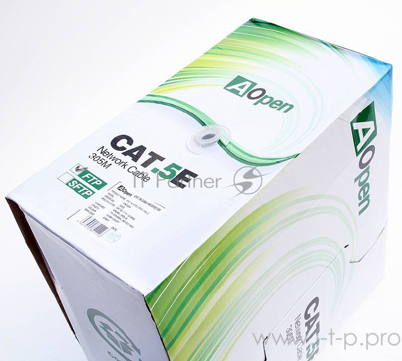 Кабель Aopen/Qust FTP 4 пары кат.5е (бухта 305м) p/n: ANC524