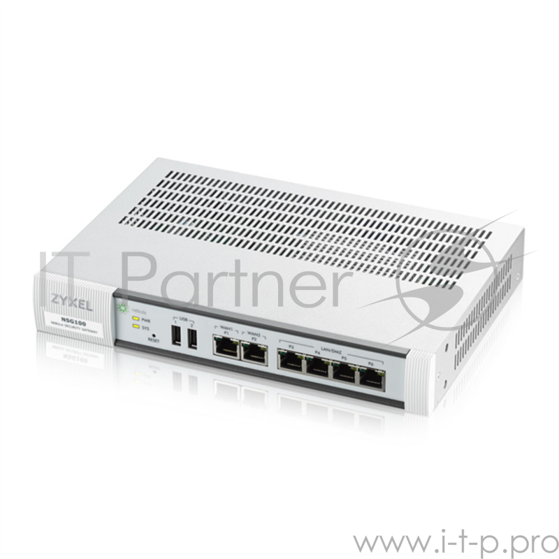 Сетевой экран Zyxel Nebula (NSG100-ZZ0101F) 10/100/1000BASE-TX