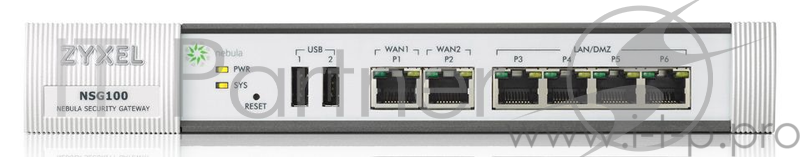 Сетевой экран Zyxel Nebula (NSG100-ZZ0101F) 10/100/1000BASE-TX