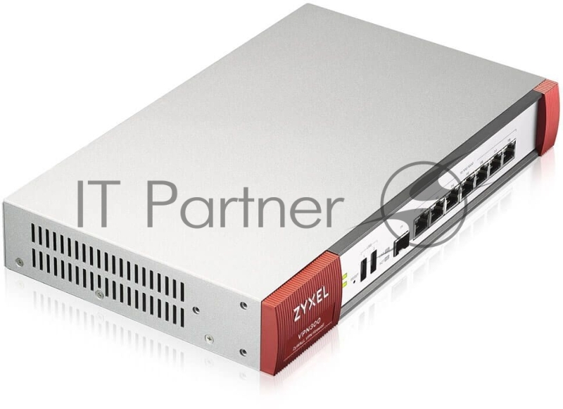 Сетевой экран Zyxel VPN300-RU0101F 10/100/1000BASE-TX серебристый