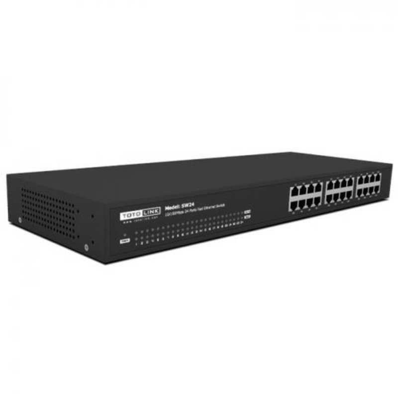 Коммутатор SW24 TOTOLINK 24-Port 10/100Mbps Unmanaged Switch 24*10/100Mbps auto-negotiation RJ45 Por