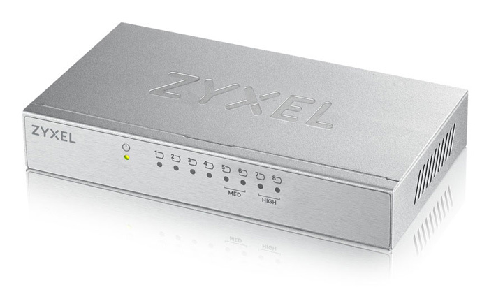 Коммутатор Zyxel GS-108B неуправляемый настольный 8x10/100/1000BASE-T