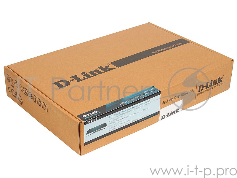 Коммутатор D-Link DGS-1210-28P/C1A Настраиваемый коммутатор WebSmart с 24 портами 10/100/1000Base-T