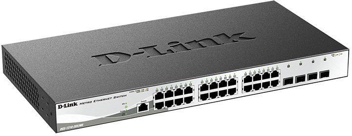 Коммутатор D-Link DGS-1210-28X/ME 24G 4SFP+ управляемый