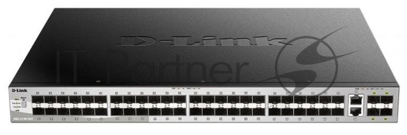 Коммутатор D-Link DGS-3130-54TS/A1A Управляемый стекируемый коммутатор 3 уровня с 48 портами 10/100/