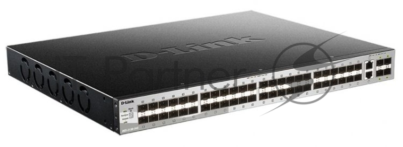 Коммутатор D-Link DGS-3130-54TS/A1A Управляемый стекируемый коммутатор 3 уровня с 48 портами 10/100/