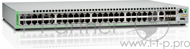 Коммутатор Allied Telesis AT-GS948MX-50 управляемый 19U 48x10/100/1000BASE-T 2x10/100/1000BASE-T/Min
