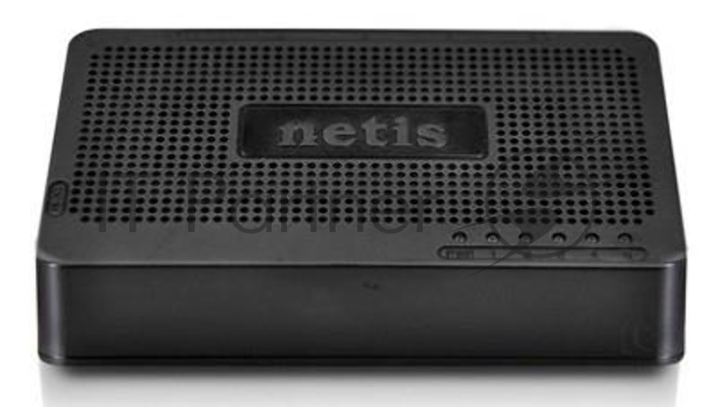 Коммутатор 5PORT 10/100M ST3105S NETIS Коммутатор 5-портовый 10/100 Мбит/с, настольный, пластиковый