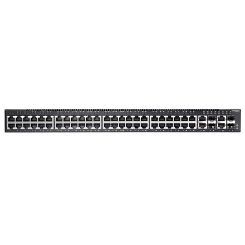 Коммутатор 24-Port 10/100BASE-TX + 4 Combo G (RJ-45/SFP), 1 RS-232 console port management, Fanless