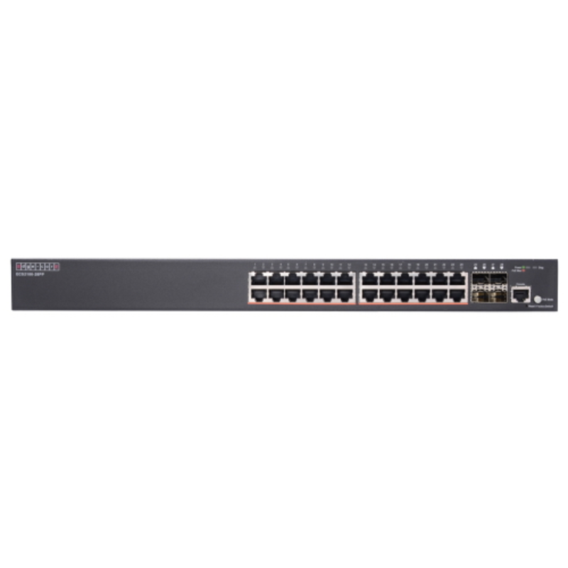 Коммутатор 24 ports 10/100/1000Base-T + 4G SFP uplink ports with 24 port PoE (384W) (ext up to 720W)