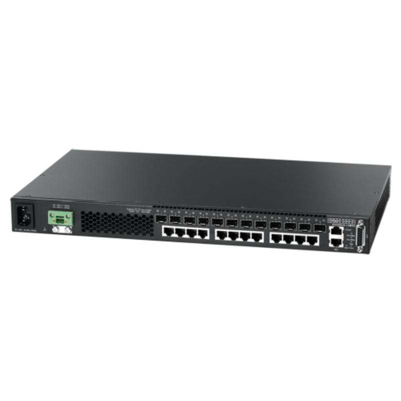 Коммутатор 12-Port 10/100/1000Base-T Combination(RJ-45/SFP) port L2+ Gigabit Ethernet Switch Edge-co