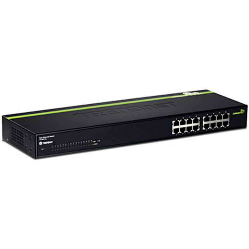 Коммутатор 16-Port 10/100Mbps GREENnet Switch TE100-S16g