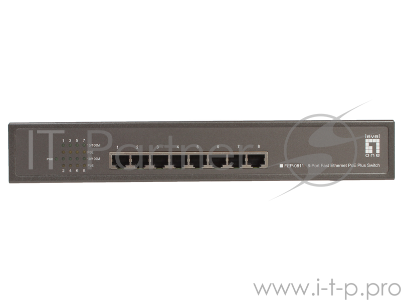 Коммутатор LevelOne FEP-0811 8-port PoE Fast Ethernet Switch
