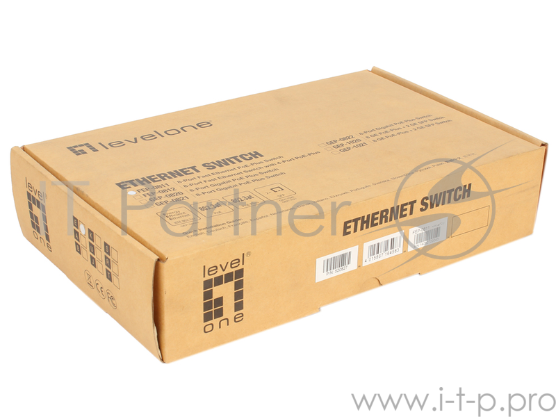 Коммутатор LevelOne FEP-0811 8-port PoE Fast Ethernet Switch