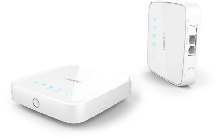 Интернет-центр Alcatel Link HUB (HH40V-2АALRU1-1) 10/100/1000BASE-TX/4G черный