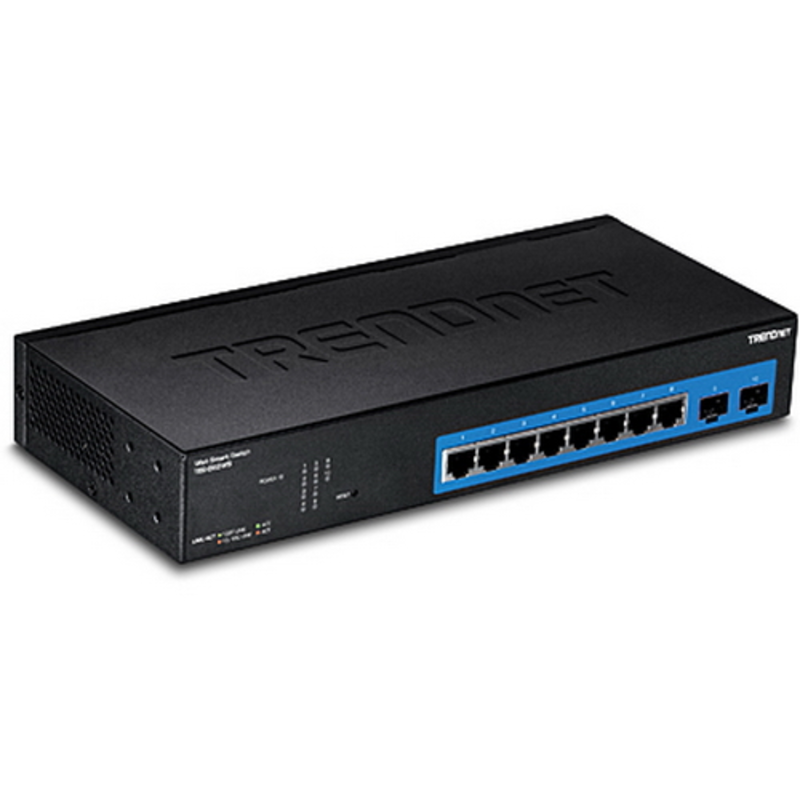 8-port Gigabit Web Smart Switch w/ 2 Shared SFP Slots TEG-082WS