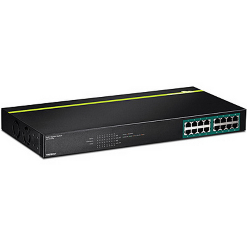 16-port GREENnet Gigabit PoE+ Switch (250W) TPE-TG160g