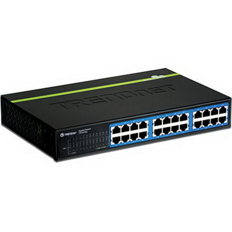 24-Port Gigabit GREENnet Desktop Switch TEG-S24Dg
