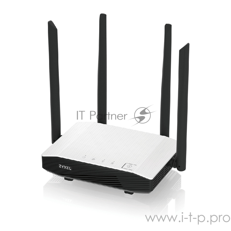 Маршрутизатор беспроводной Zyxel NBG6615-EU0101F AC1200 10/100/1000BASE-TX белый