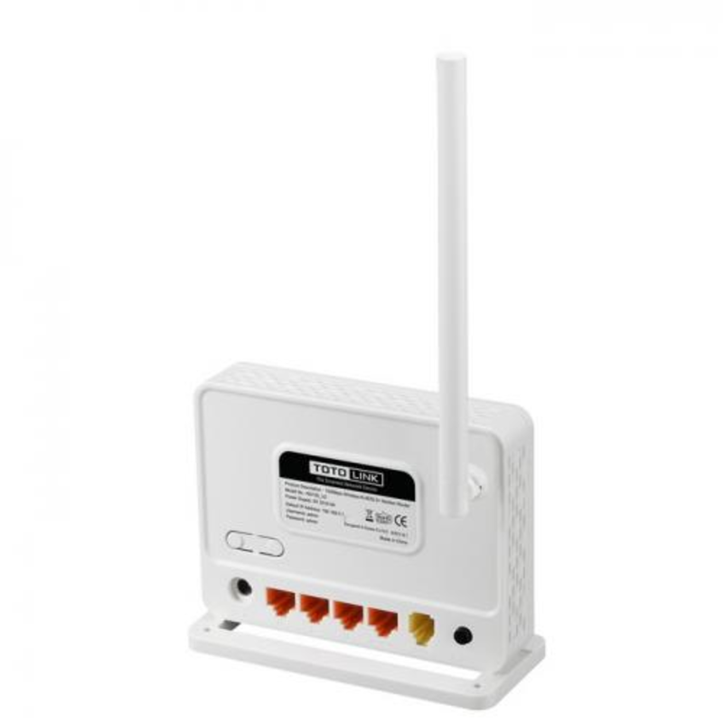 Маршрутизатор ND150 TOTOLINK 150Mbps Wireless N ADSL+2 Modem Router 4*RJ45 FE LAN Port + 1*RJ11 FE W