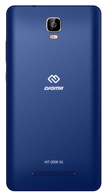 Смартфон Digma HIT Q500 3G 8Gb золотистый моноблок 3G 2Sim 5 480x854 Android 7.0 5Mpix WiFi BT GPS