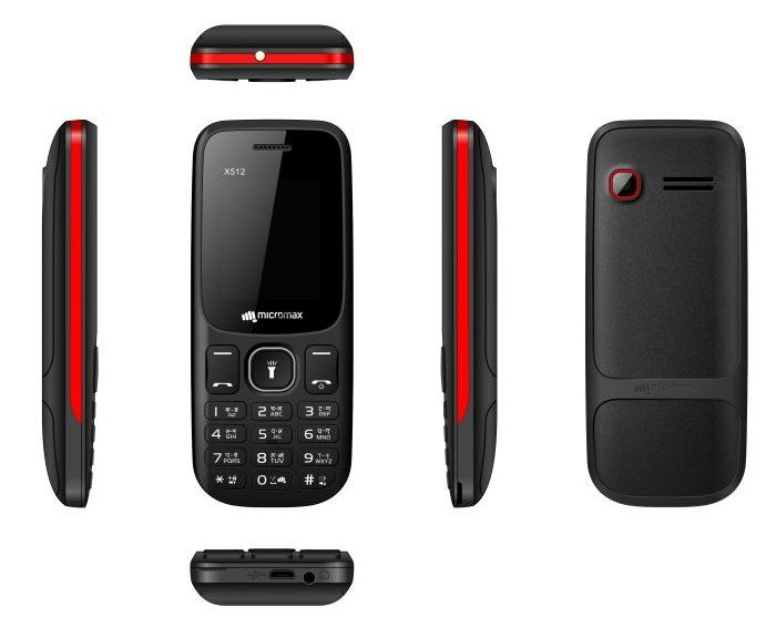 Мобильный телефон Micromax X512 32Mb черный моноблок 2Sim 1.77 128x160 0.08Mpix BT GSM900/1800 MP3