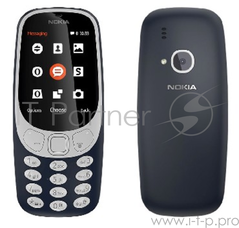 Сотовый телефон Nokia 3310 DS dark blue (2017)