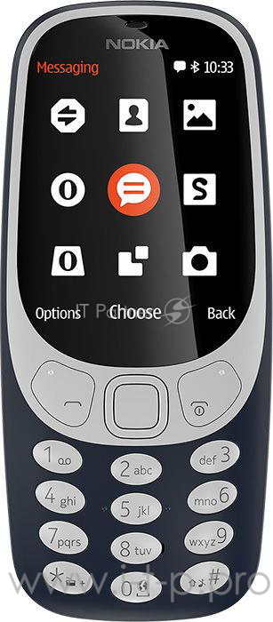 Сотовый телефон Nokia 3310 DS dark blue (2017)