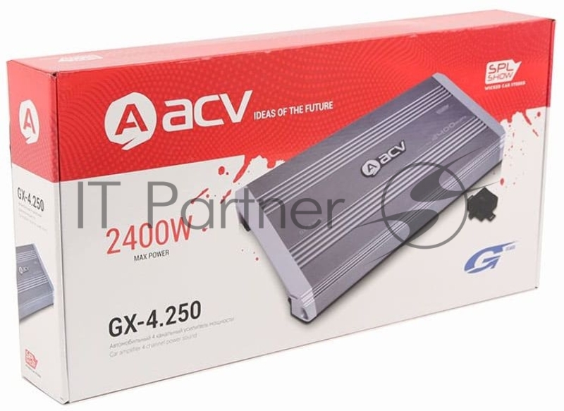 Усилитель автомобильный ACV GX-4.250 четырехканальный