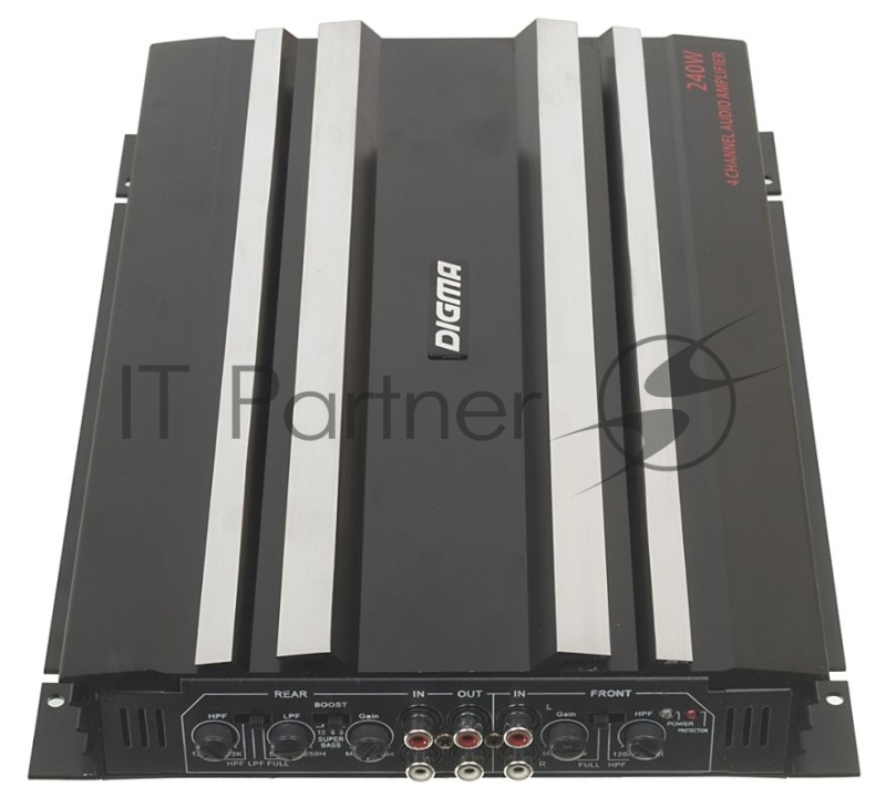 Усилитель автомобильный Digma DCP-400 четырехканальный