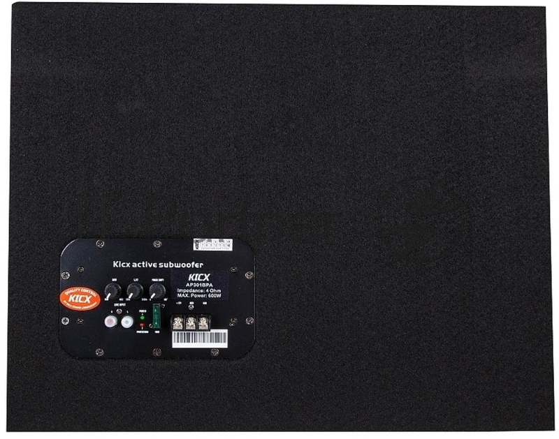 Сабвуфер автомобильный Kicx AP301BPA 350Вт активный (30см/12)