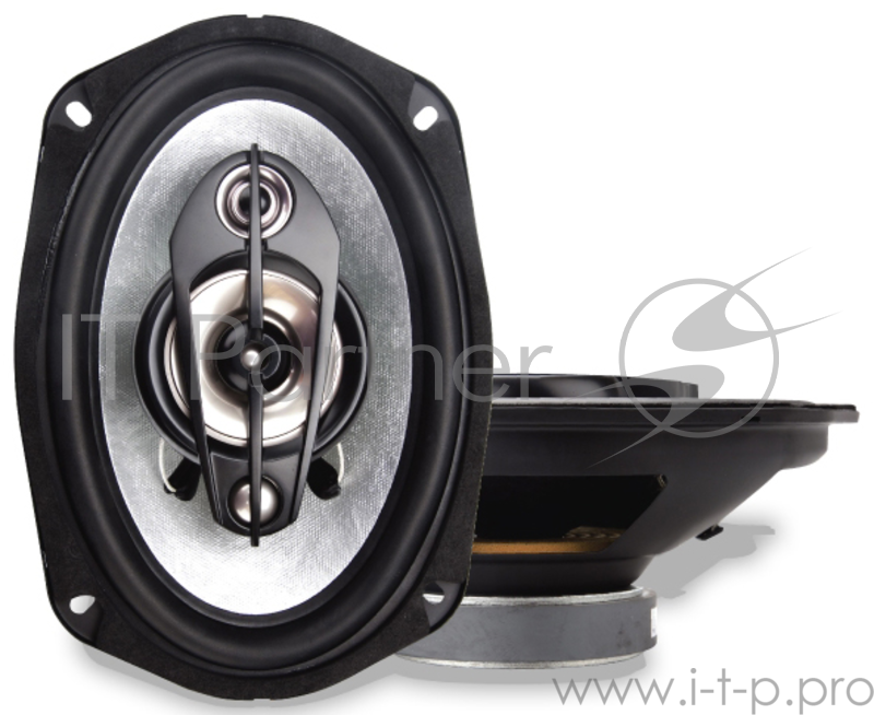 Колонки автомобильные Kicx RTS 694V 200Вт 89дБ 4Ом 15x23см (6x9дюйм) (ком.:2кол.) коаксиальные четыр