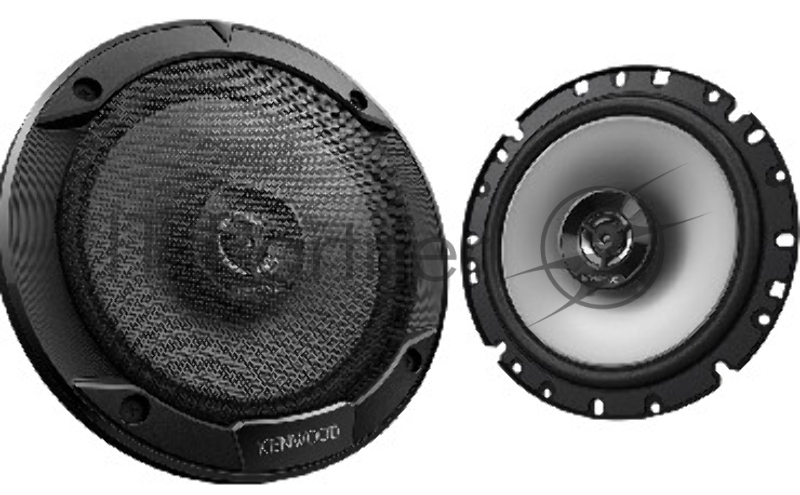 Колонки автомобильные Kenwood KFC-S1766 300Вт 89дБ 4Ом 16см (6.5дюйм) (ком.:2кол.) коаксиальные двух