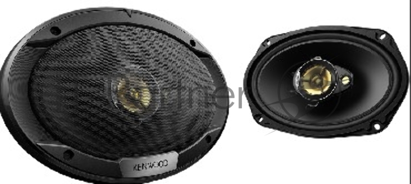 Колонки автомобильные Kenwood KFC-S6976EX 500Вт 87дБ 4Ом 16x23см (6x9дюйм) (ком.:2кол.) коаксиальные