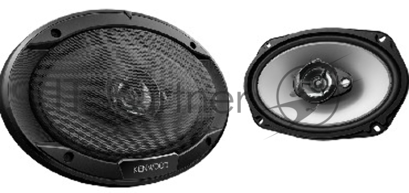 Колонки автомобильные Kenwood KFC-S6966 400Вт 91дБ 4Ом 16x23см (6x9дюйм) (ком.:2кол.) коаксиальные т