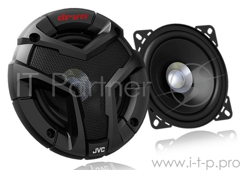 Колонки автомобильные JVC CS-V418J 180Вт 87дБ 4Ом 10см (4дюйм) (ком.:2кол.) широкополосные однополос