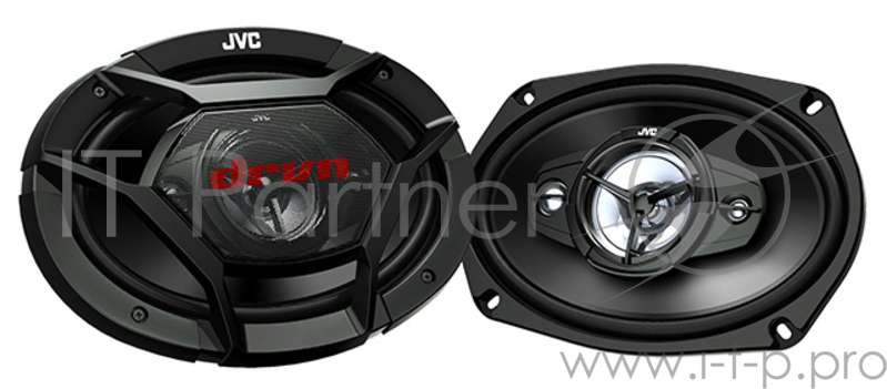 Колонки автомобильные JVC CS-DR6940 550Вт 86дБ 4Ом 15x23см (6x9дюйм) (ком.:2кол.) коаксиальные четыр