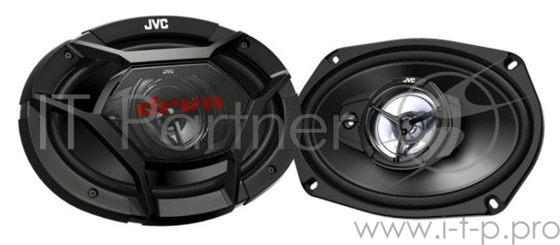 Колонки автомобильные JVC CS-DR6930 500Вт 88дБ 4Ом 15x23см (6x9дюйм) (ком.:2кол.) коаксиальные трехп