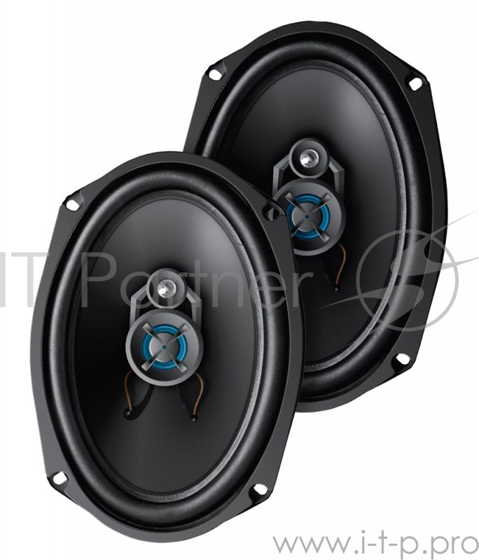 Колонки автомобильные Digma DCA-A693 300Вт 90дБ 4Ом 15x23см (6x9дюйм) (ком.:2кол.) коаксиальные трех