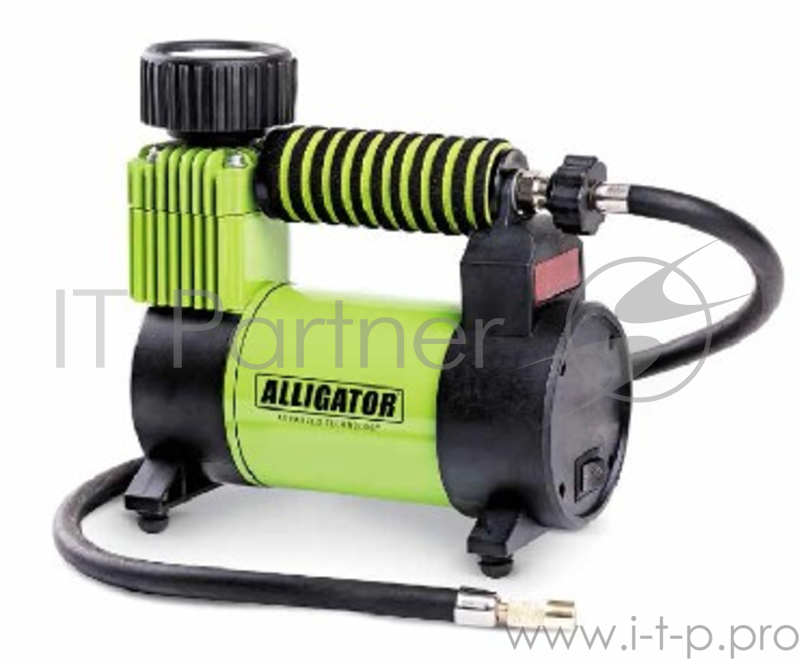 Компрессор автомобильный АЛЛИГАТОР AL-350Z, металлический, 12V, 120W, производ-сть 30 л./мин., спонж