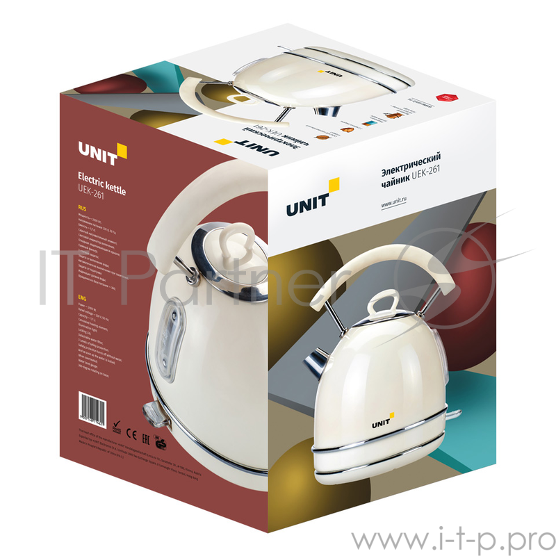Чайник электрический UNIT UEK-261 черный